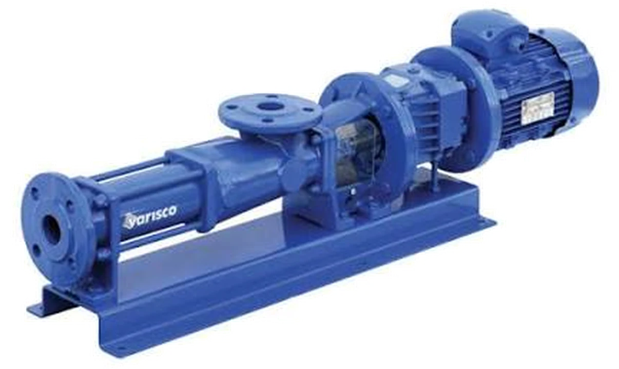 Varisco pump with electric drive, baseplate-mounted